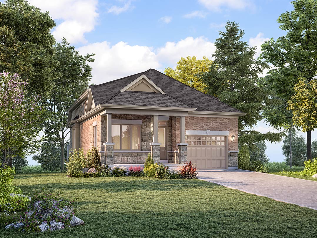 NEW The Botticelli II Loft 1369 sq ft New Home Retirement Community Alliston, Briar Hill