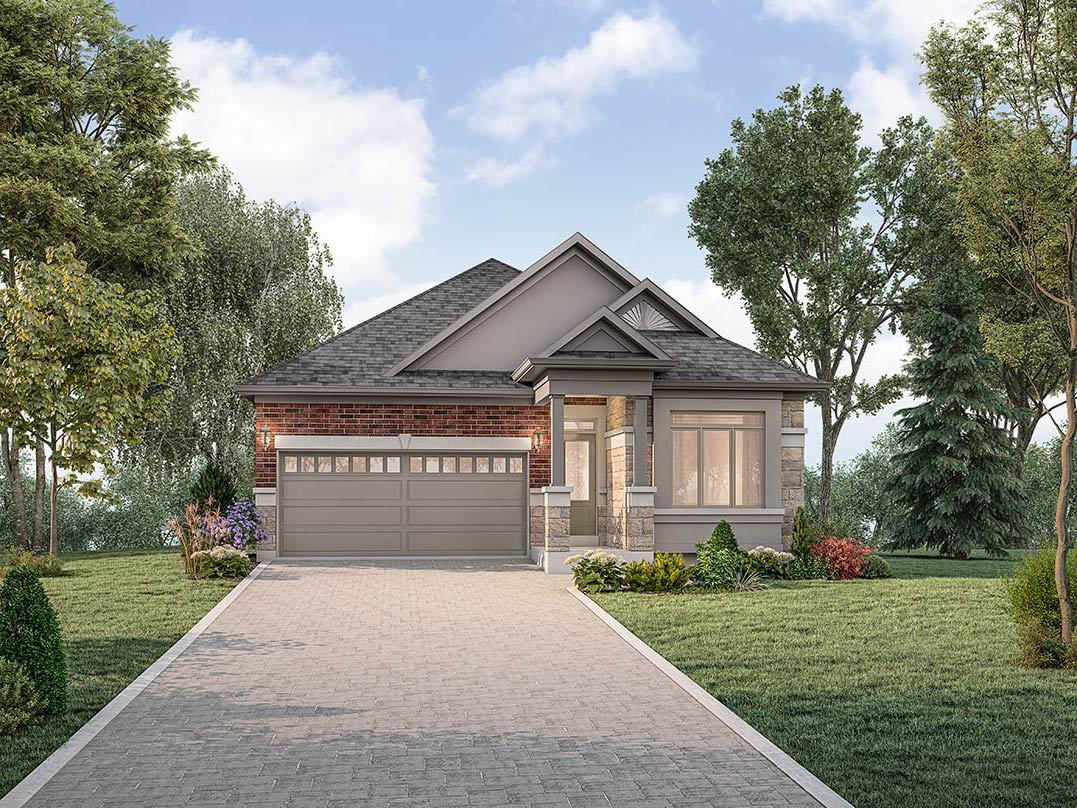NEW The Sorrento 1450 sq ft New Home Retirement Community Alliston